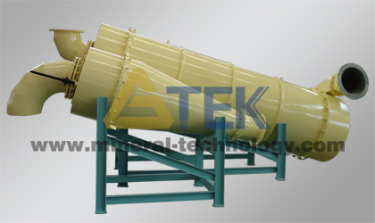 GTEK Gravity Feed Three Product Dense-Medium Cyclone